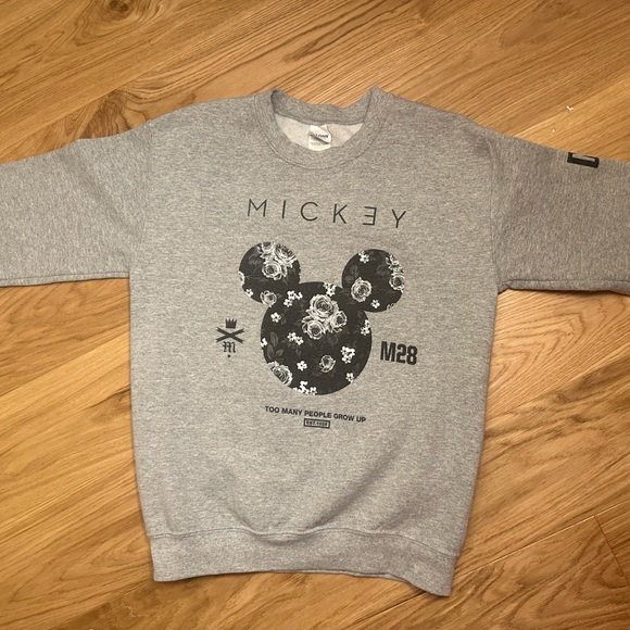 Mickey Mouse Floral Logo Sweatshirt - Picture 2 of 7
